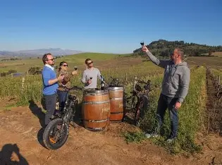 Electric Bike Winelands tour Full Day (with lunch)